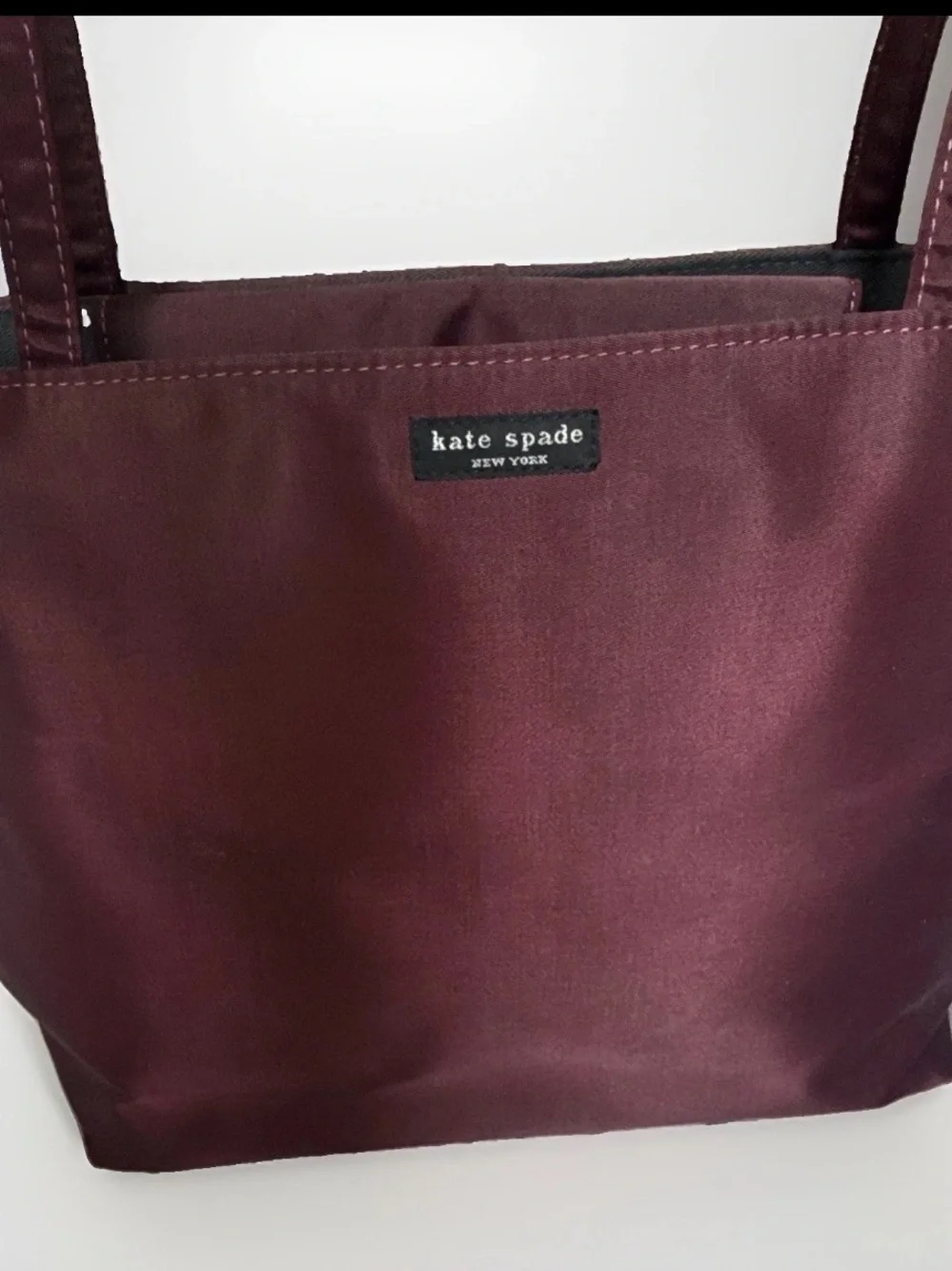 kate spade Burgundy Tote Bag - Sleek Everyday Carry 90s Vintage